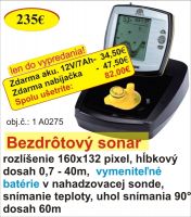 Super akcia -bezdrôtový nahadzovací sonar+ baterka+ nabíjačka Super akcia -bezdrôtový nahadzovací sonar+ baterka+ nabíjačka